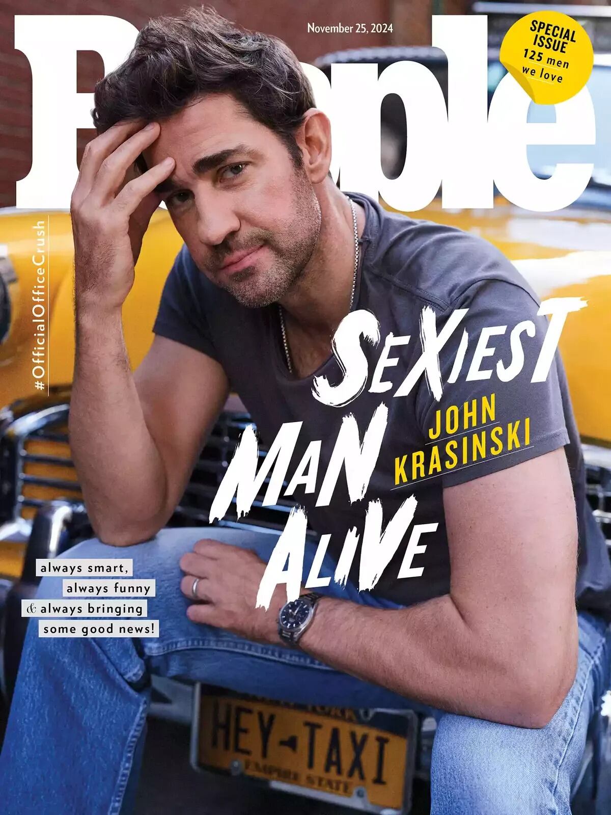 People nombró a John Krasinski como “hombre más sexy del mundo”