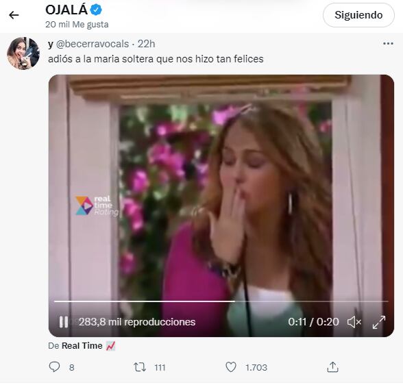 María Becerra confirmó que tiene novio