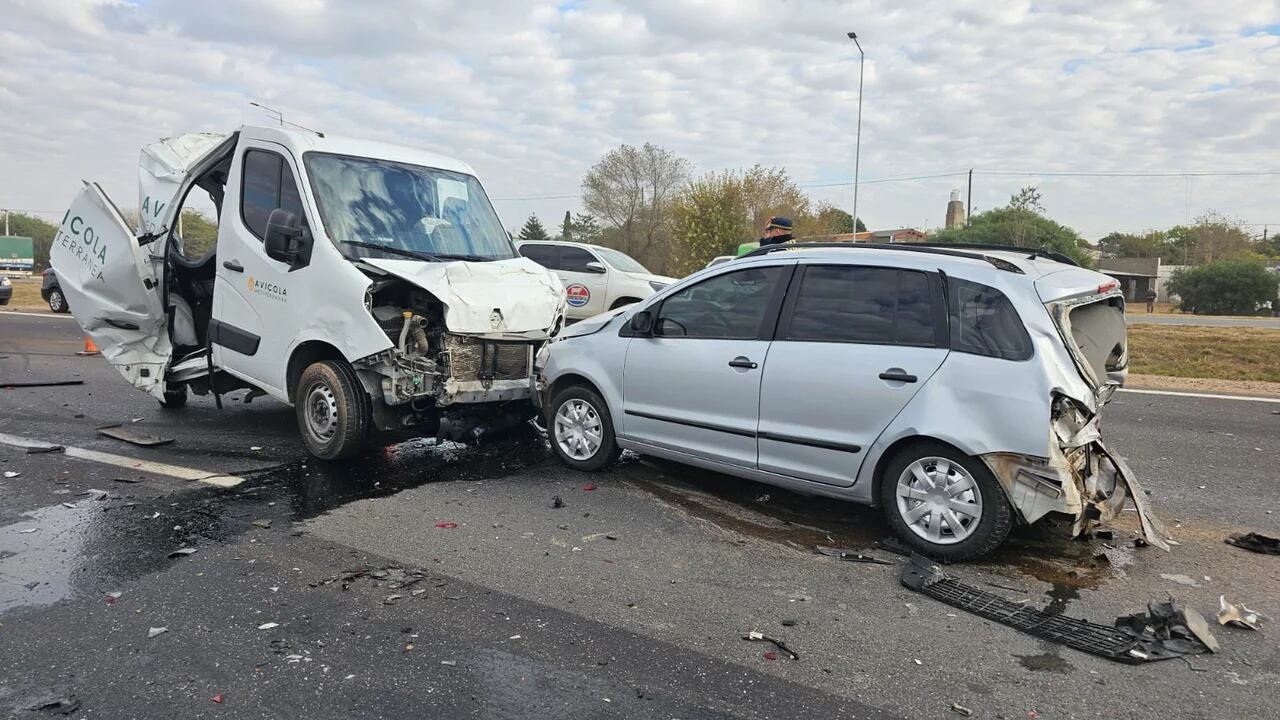 Siniestro vial en Circunvalación.