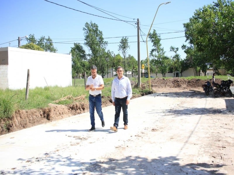 Obras de pavimentación