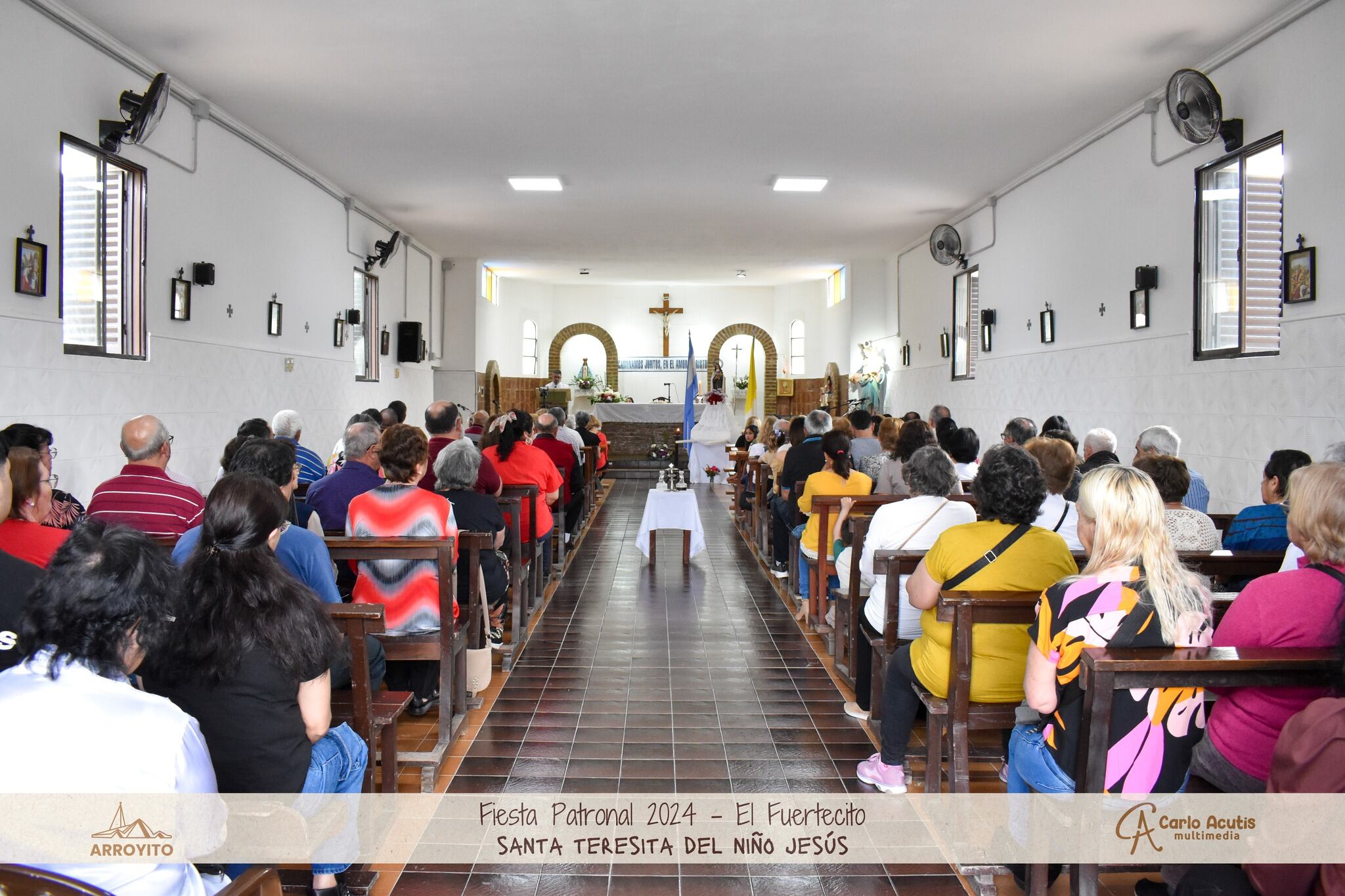 Misa y procesión en honor a Santa Teresita El Fuertecito