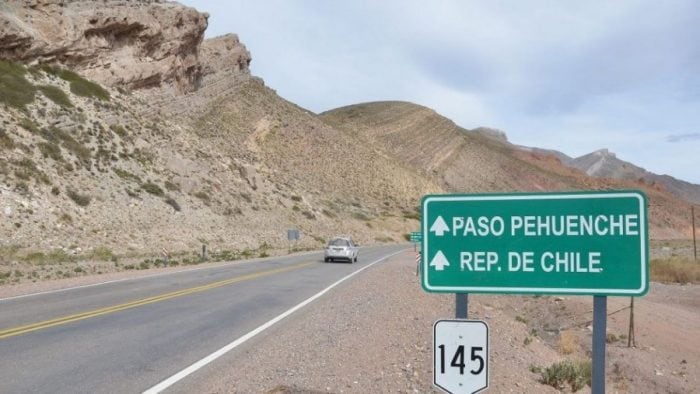 Paso Pehuenche a Chile, paso alternativo al Cristo Redentor.