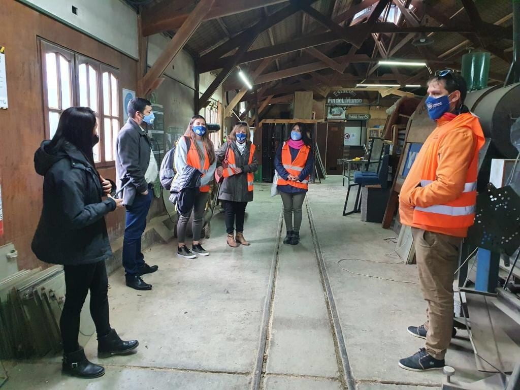 David Ferreyra, recorrió las instalaciones y espacios del Tren del Fin del Mundo, de nuestra ciudad, en el marco de las capacitaciones programadas para este año.