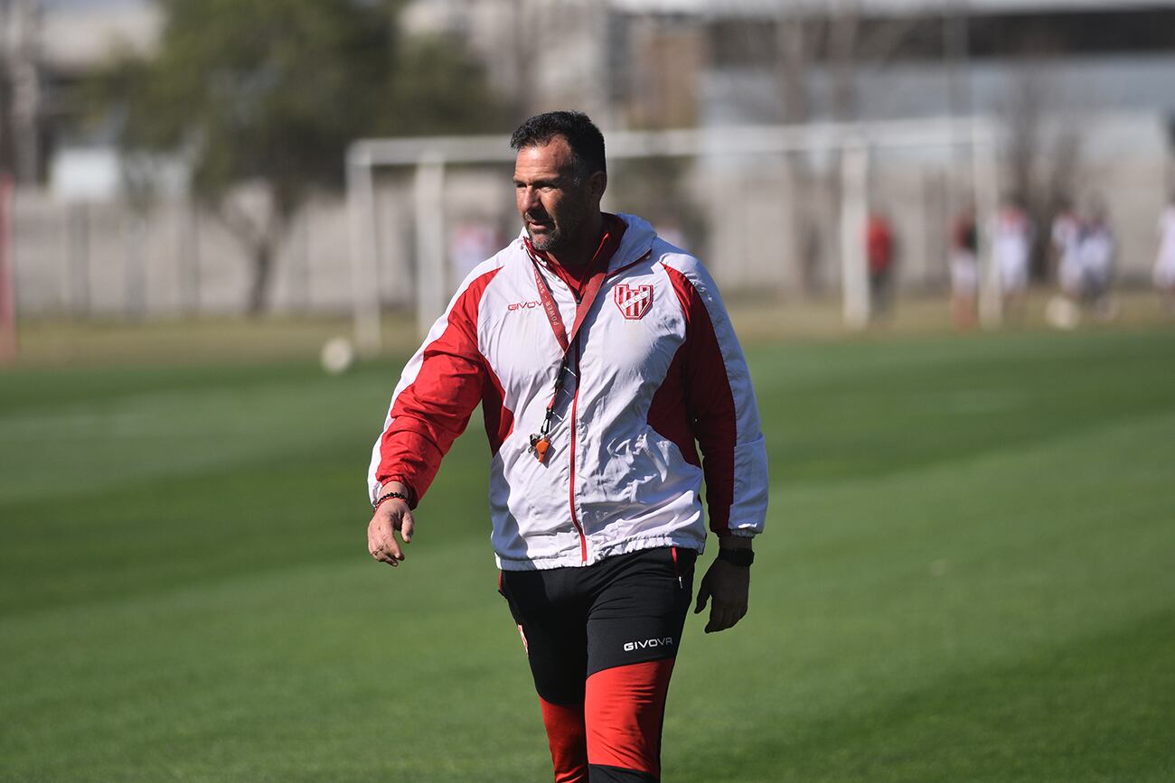 Entrenamiento de Instituto en el predio La Agustina esperando a Barracas el próximo sábado. (Pedro Castillo / La Voz)