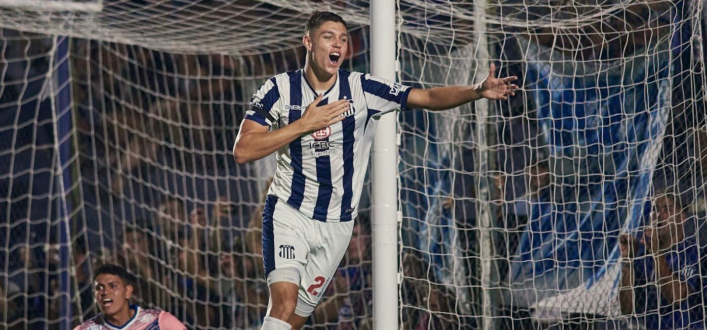 Tomás Palacios una de las promesas del futbol cordobés. (Prensa Talleres).