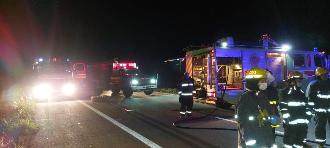 Accidente Autopista 19 un fallecido Arroyito