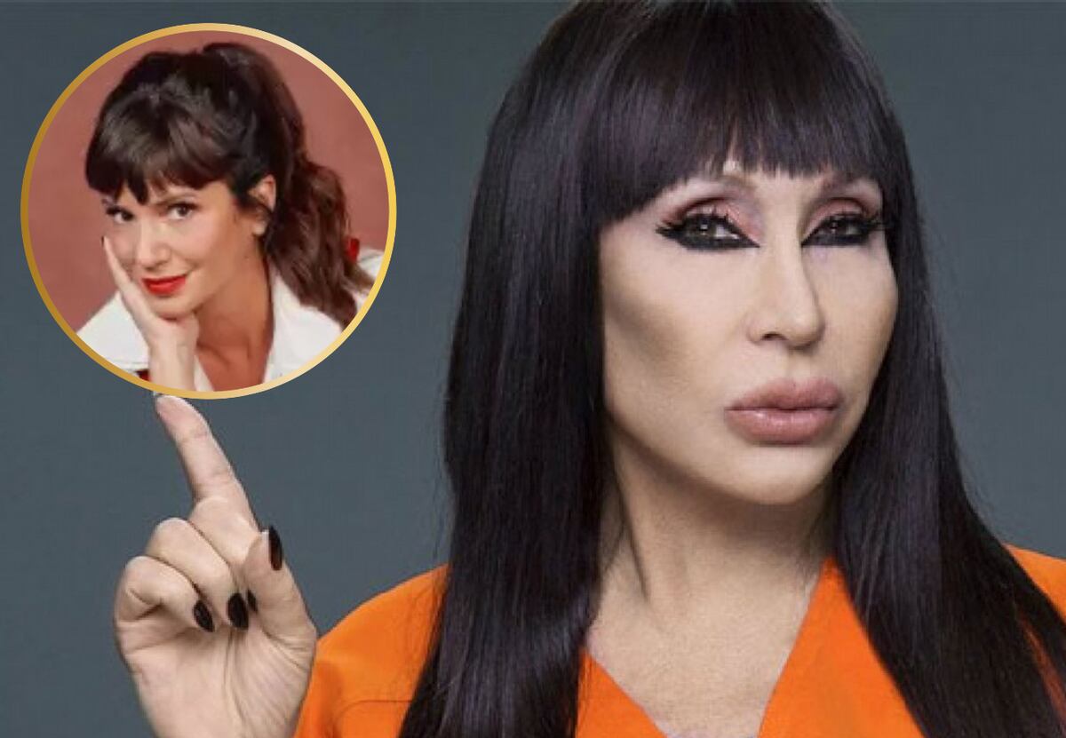 Filtran imágenes impactantes de Griselda Siciliani en la piel de Moria Casán para la serie de Netflix