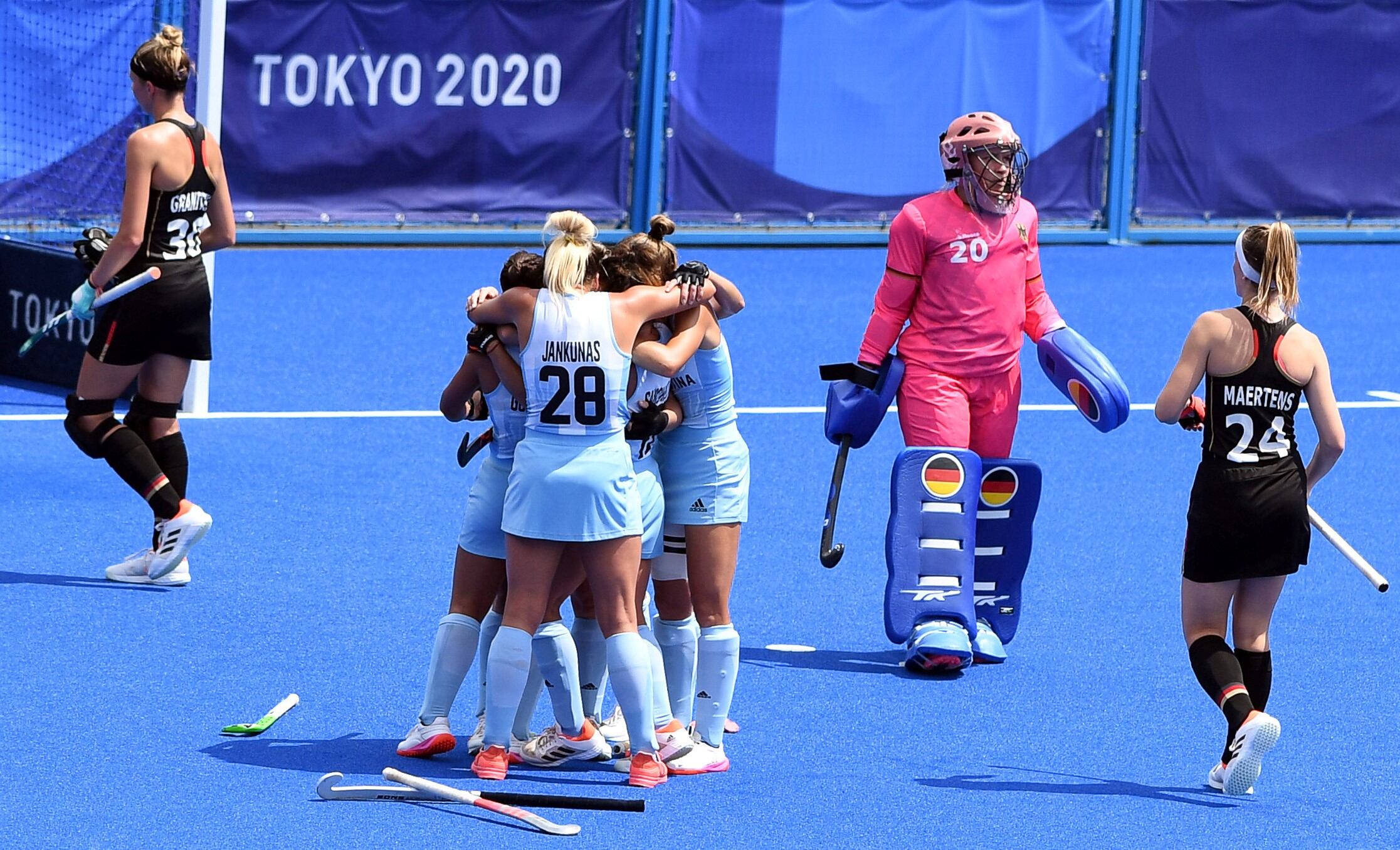 Las mejores fotos del partido entre Las Leonas y Alemania en los Juegos Olímpicos Tokio 2020.