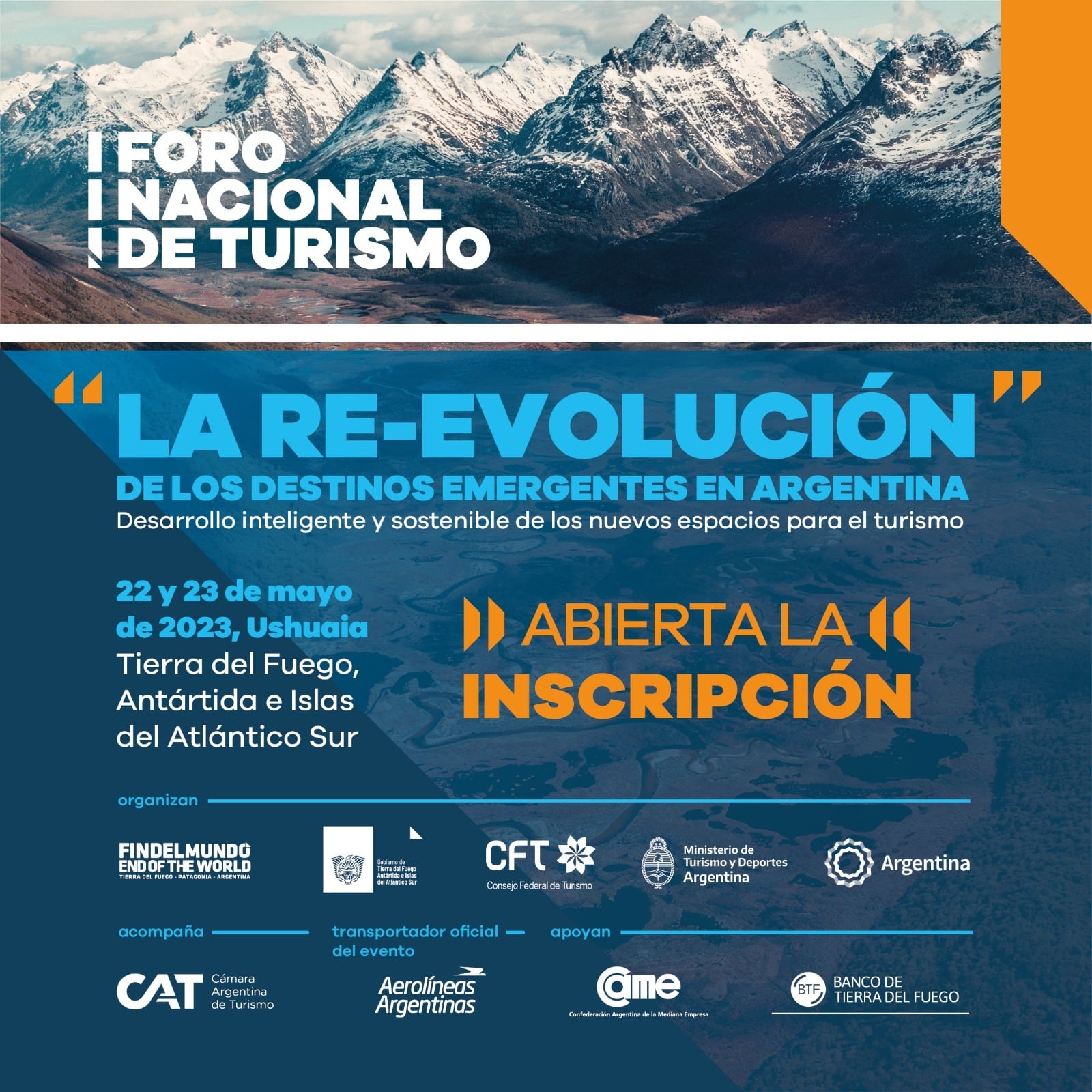 Abrieron las inscripciones para el Foro Nacional de Turismo a realizarse en Tierra del Fuego