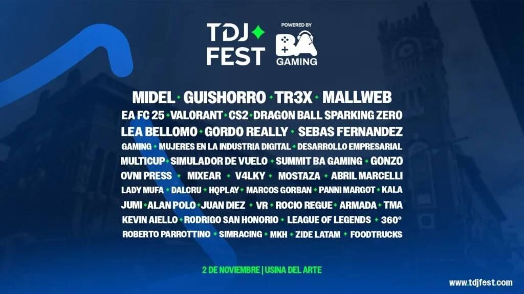 Los artistas confirmados para el TDJ Fest.