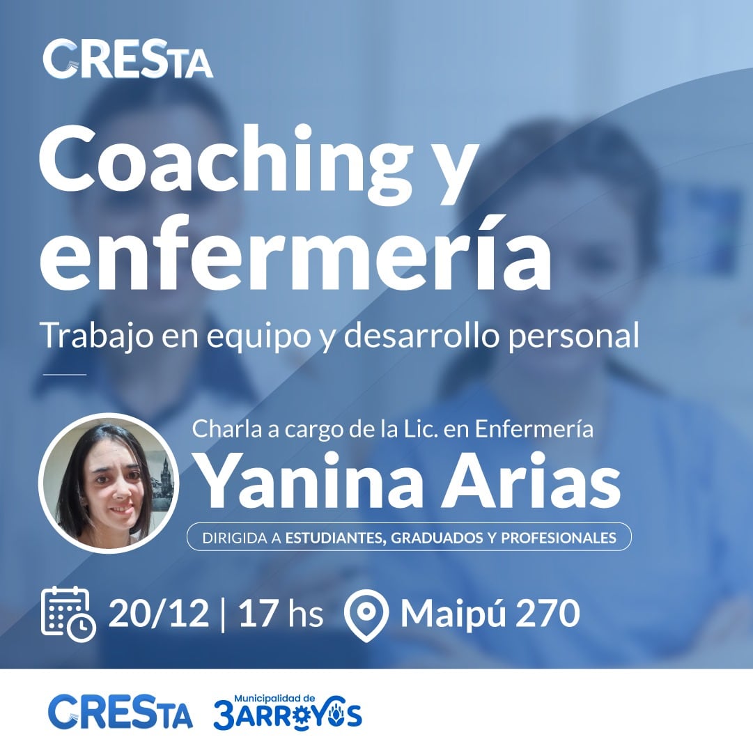 Coaching y Enfermería: jornada en Tres Arroyos para mejorar el trabajo en equipo y desarrollo personal