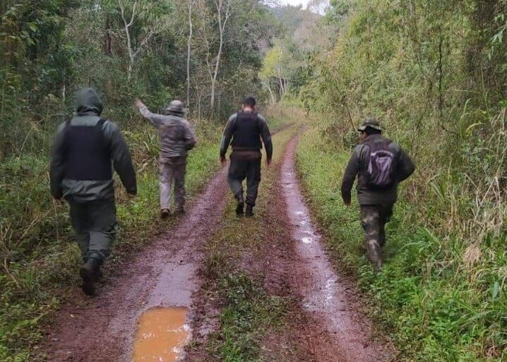 Puerto Piray: hallaron a dos presuntos cazadores furtivos.