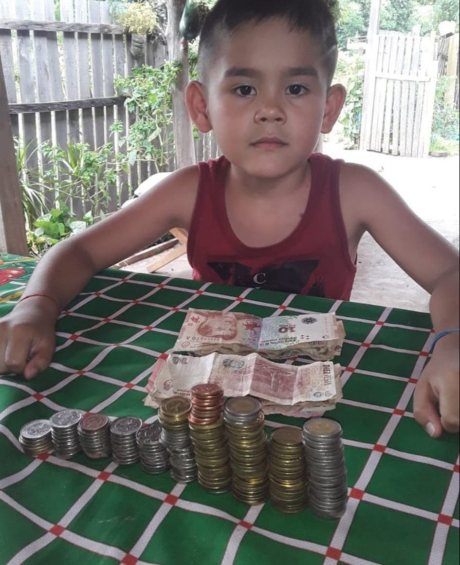 Thiago Julián quiere donar sus ahorros a los bomberos voluntarios.