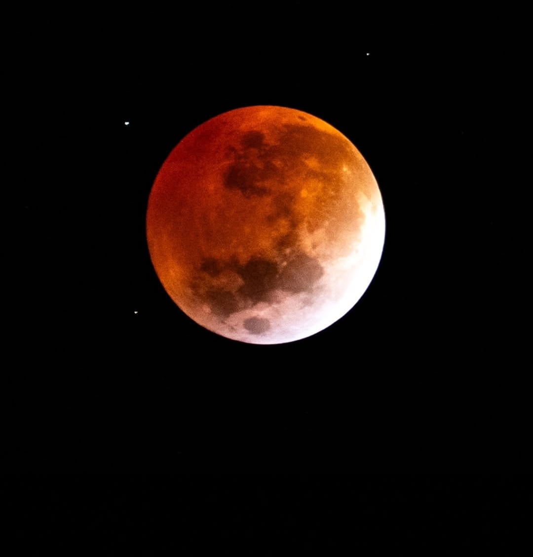 El Eclipse lunar cautivó a todo el mundo.