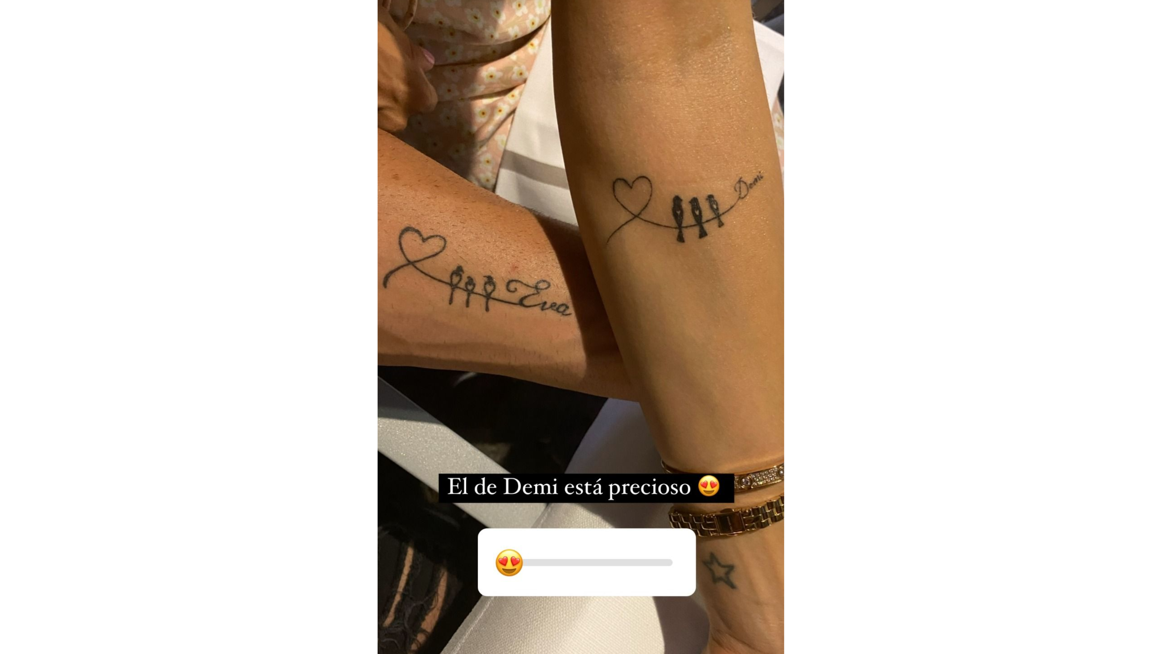 El tatuaje que compartían Evangelina y Martín.