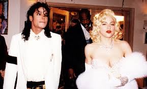 Michael Jackson junto a Madonna.