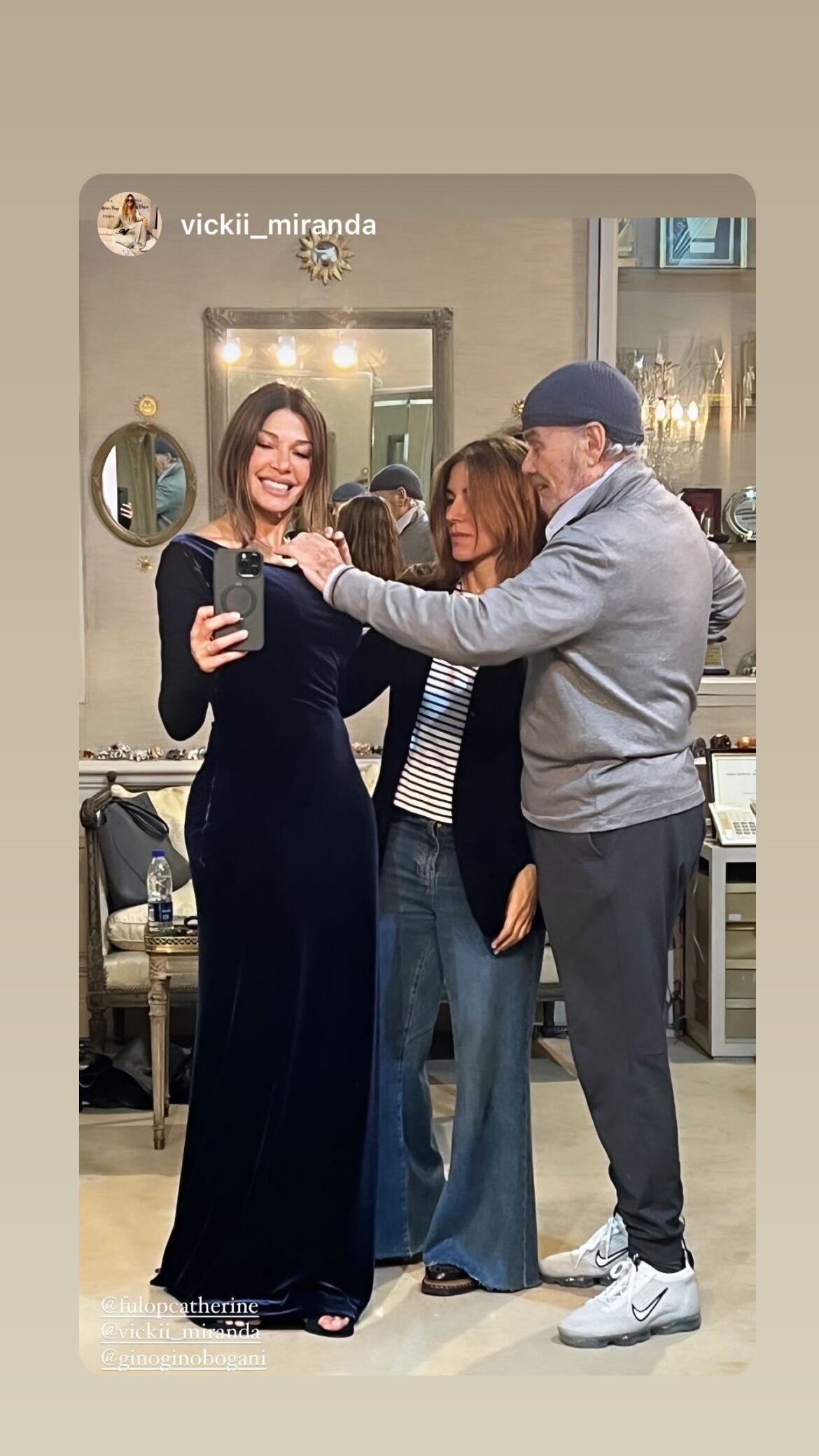 El look de Catherine Fulop para el casamiento de su hija Oriana Sabatini y Paulo Dybala