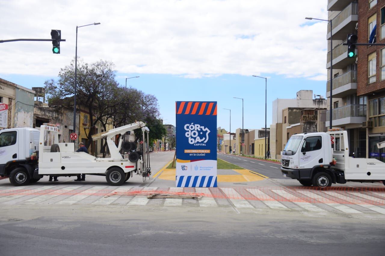 Ensanchamiento de la Avenida Maipú. (José Gabriel Hernández / La Voz)