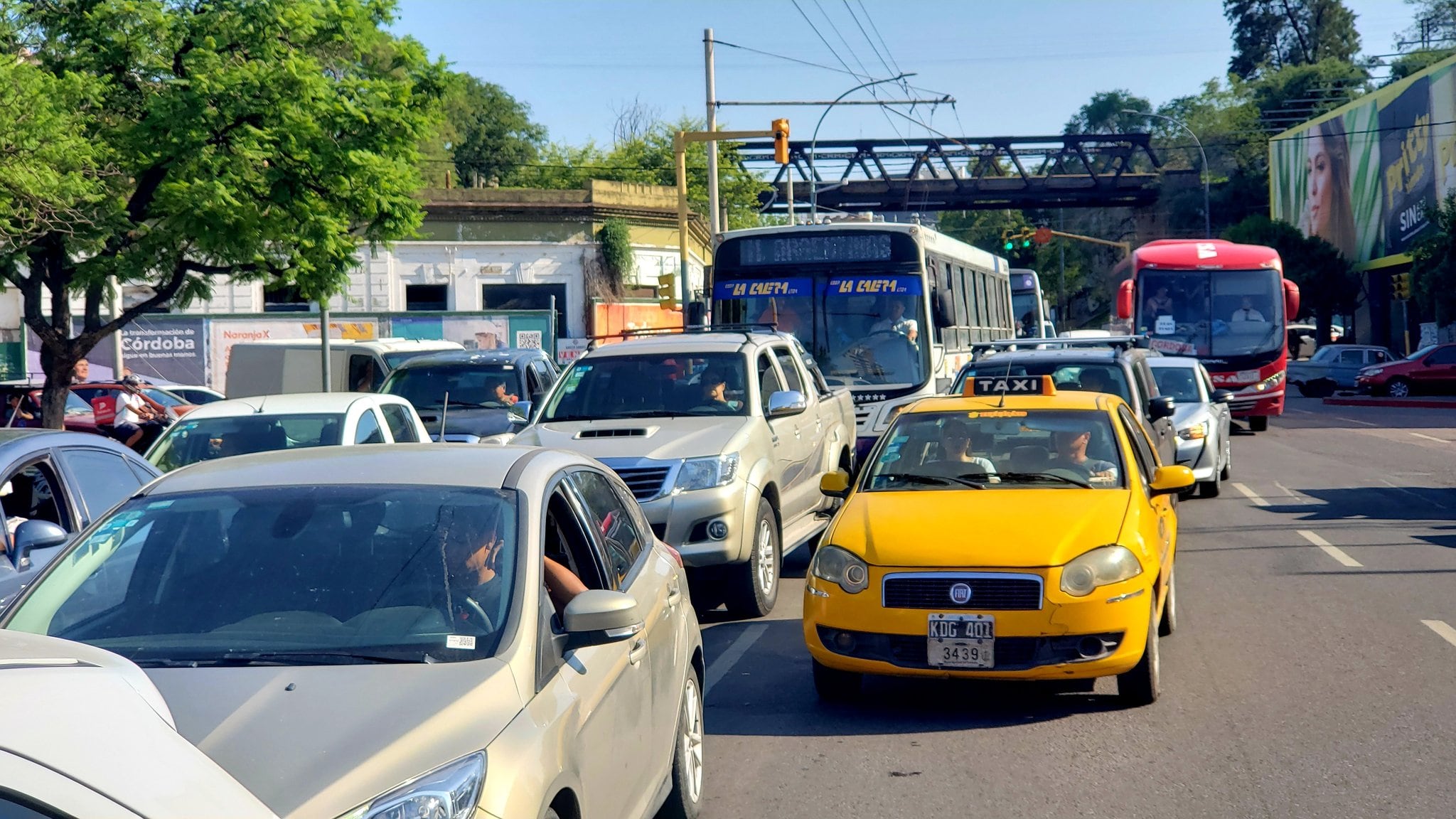 Tránsito resentido en la ciudad de Córdoba