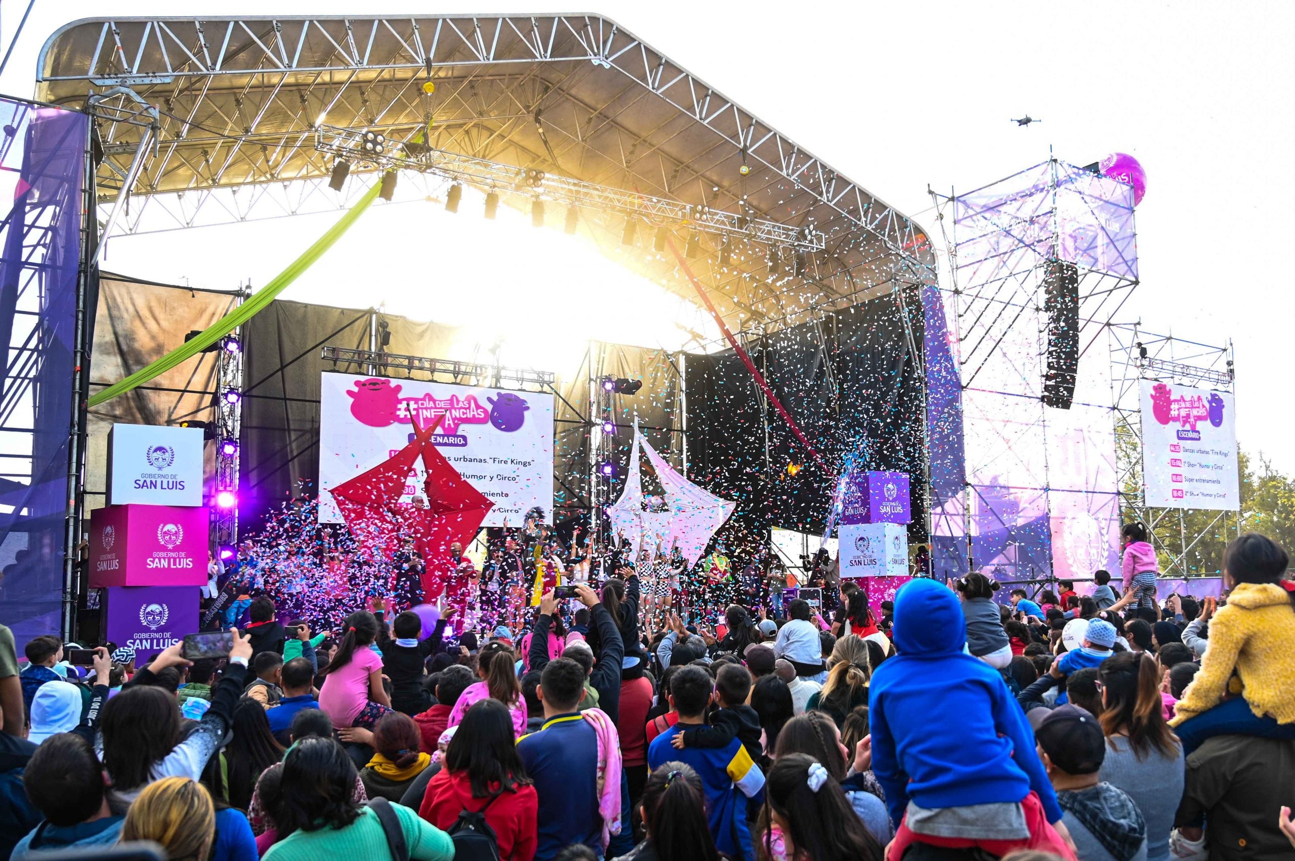 Festejos por el Día de las Infancias en el Parque de las Naciones de San Luis.