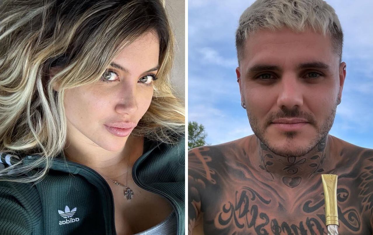 Wanda Nara y Mauro Icardi.