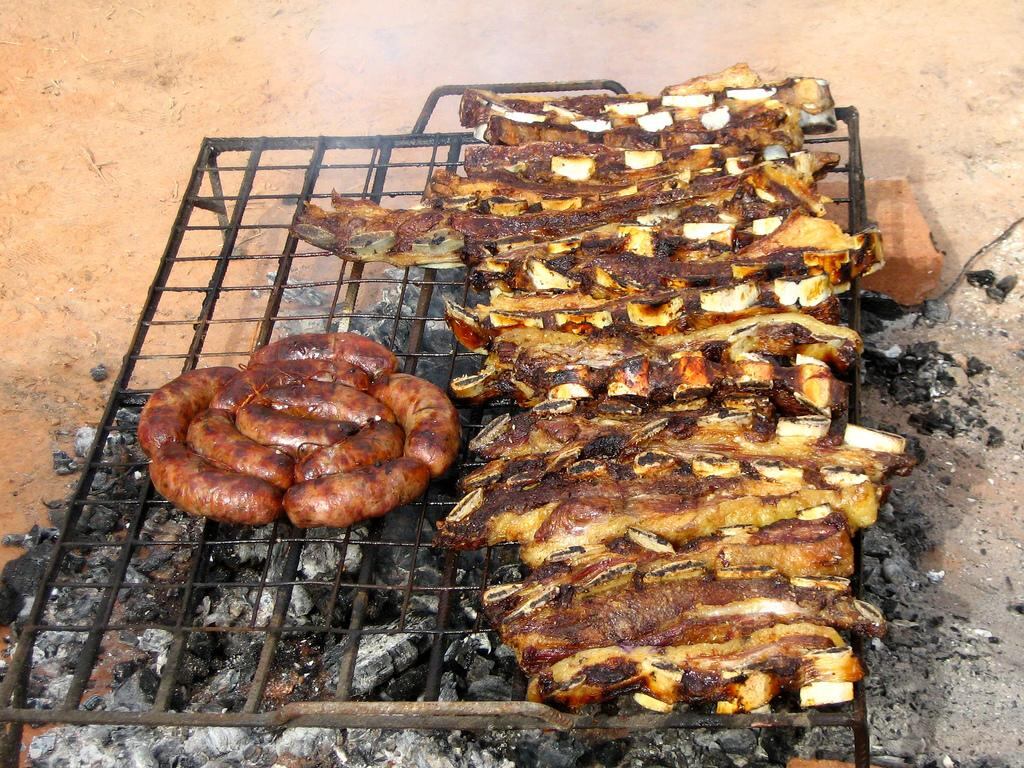 No importa el lugar ni el clima, el asado siempre está.