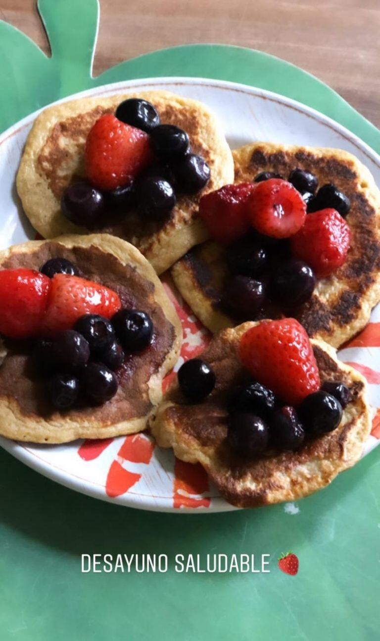 El desayuno de Marcela.