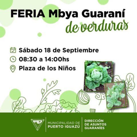 Puerto Iguazú tendrá feria Mbya Guaraní este fin de semana.