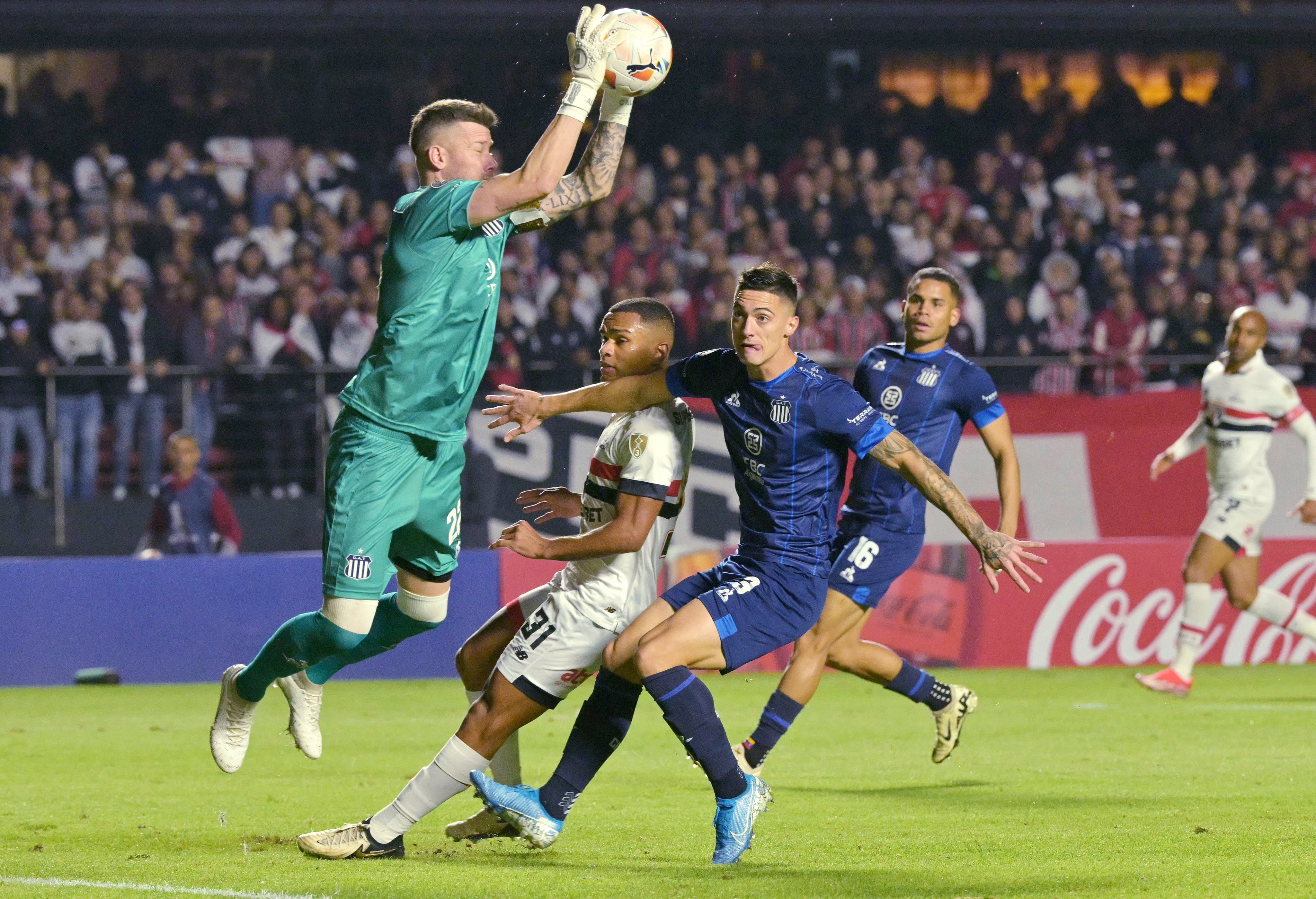 Sao Paulo vs Talleres por la Libertadores (Prensa Conmebol)