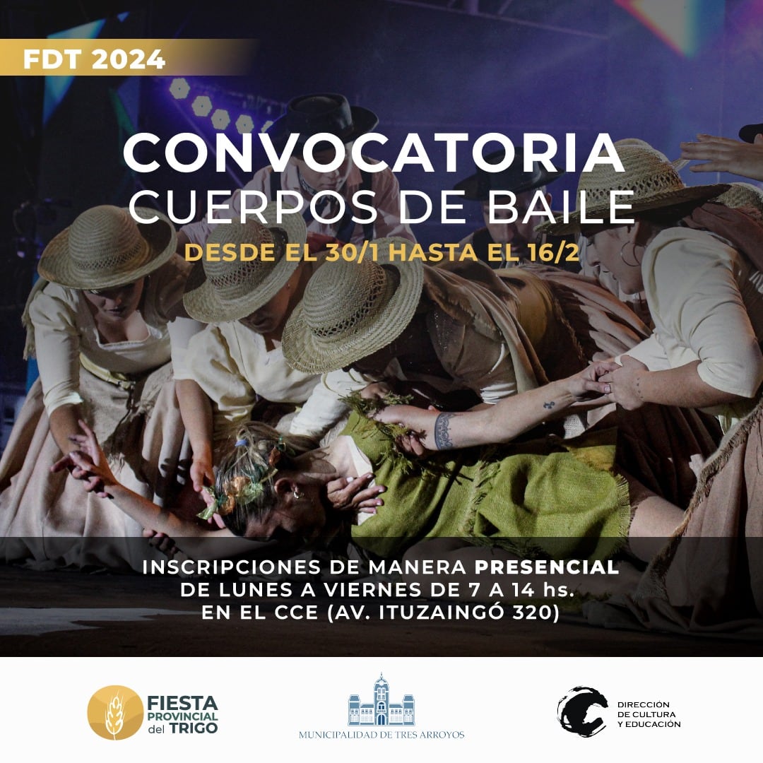 55º Fiesta Provincial del Trigo: Convocatoria abierta