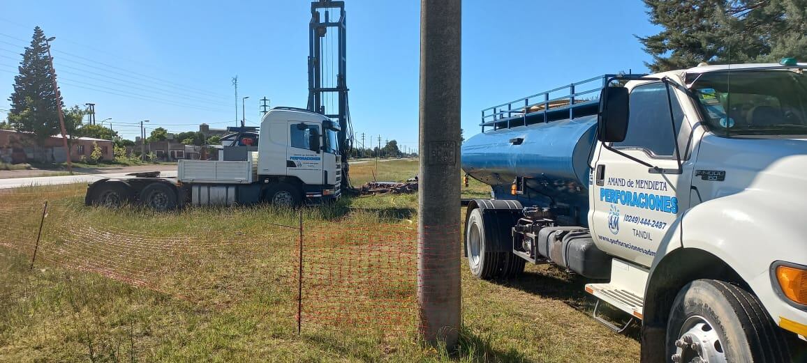 Comenzó la perforación de uno de los pozos de agua licitados a través del financiamiento del DIPAC