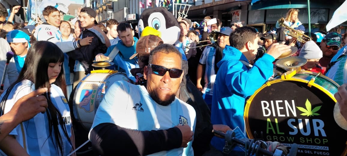 Ushuaia festeja a lo grande el pase de Argentina a la semifinal