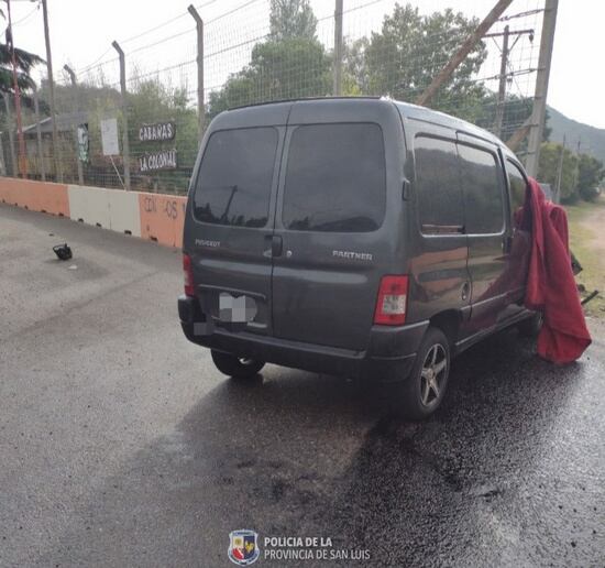 Accidente vial en San Luis