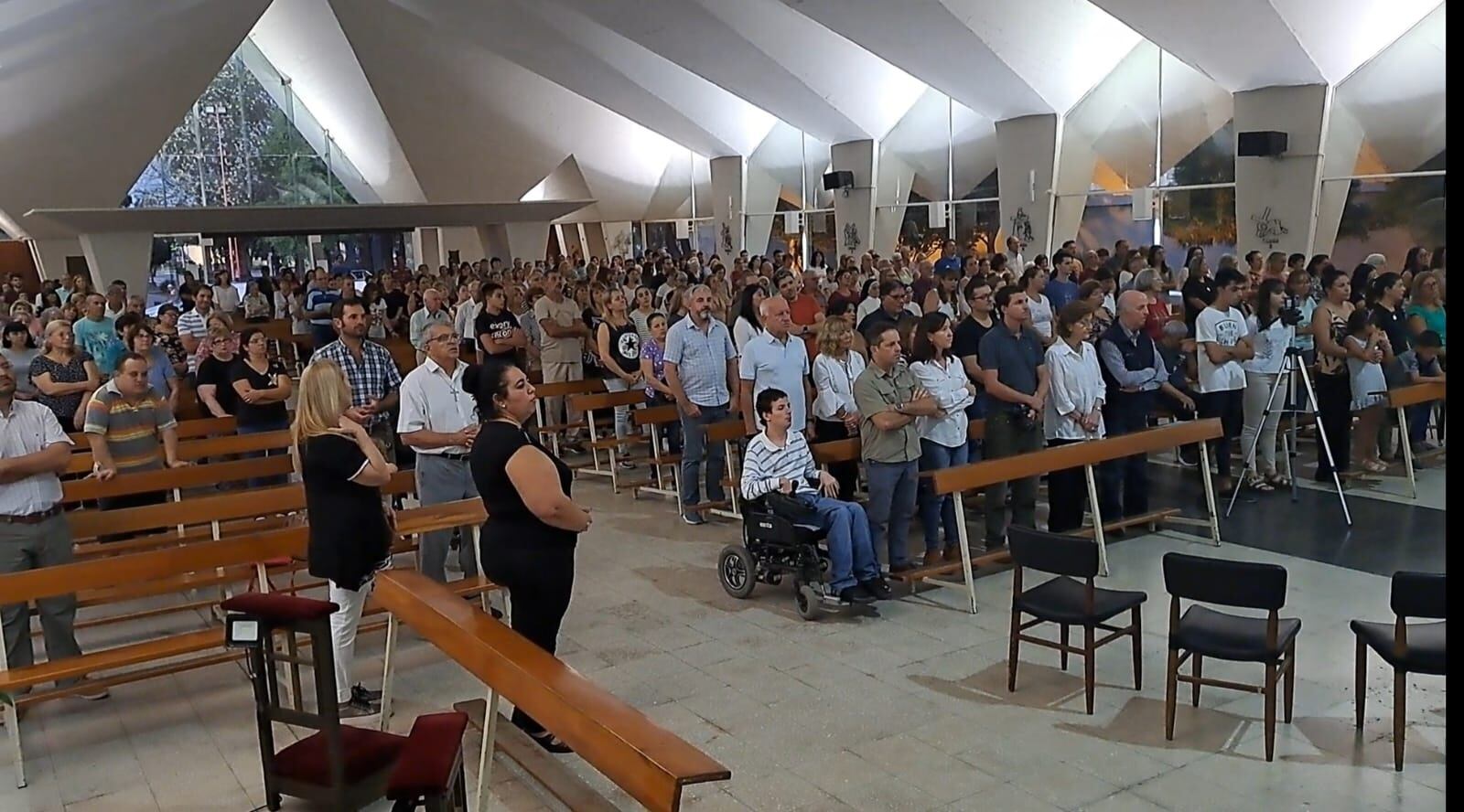 Lavado de pies en la Iglesia Nuestra Señora de la Merced Arroyito