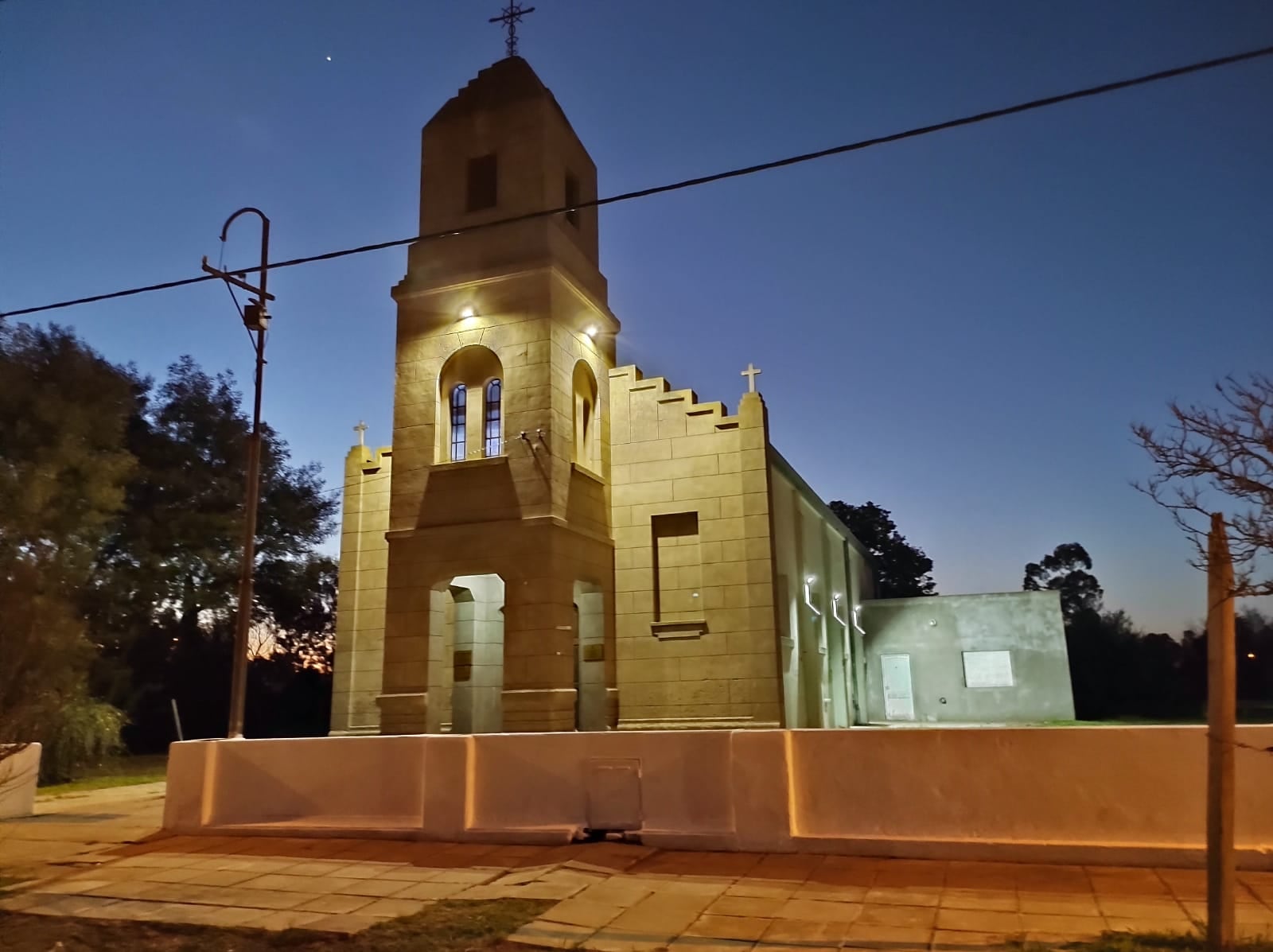 El intendente Sánchez asistió a una misa en Copetonas