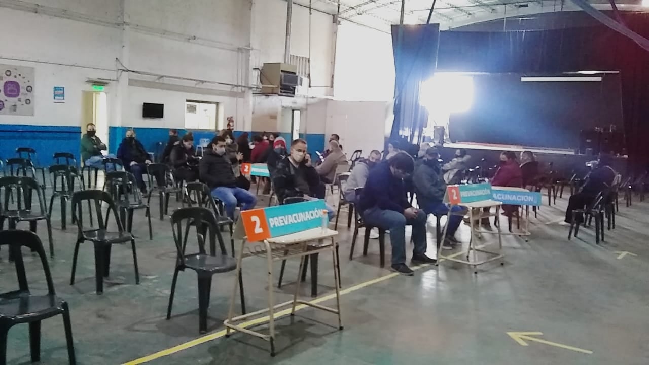 Vacunación en Tandil