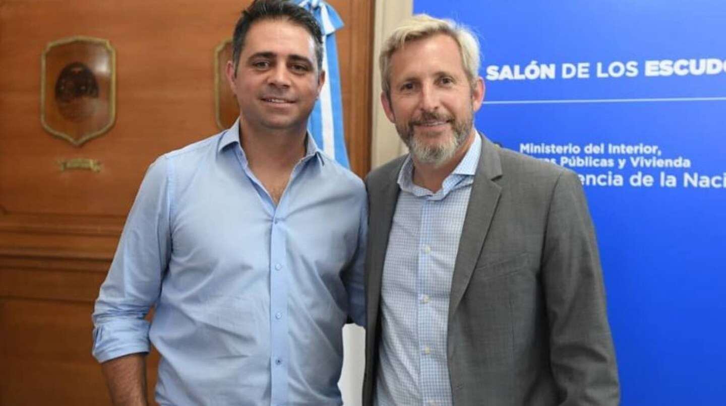 Mauricio "palito" Davico - junto a Rogelio Frigerio