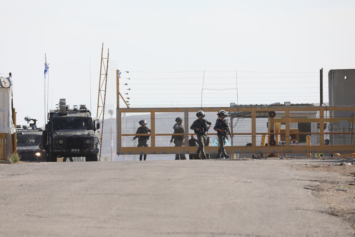 Preparativos de Israel para recibir a los rehenes Foto: EFE