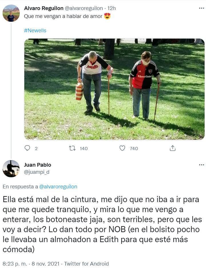 El nieto Edith se enteró por redes sociales de que ella finalmente no se quedó en casa.