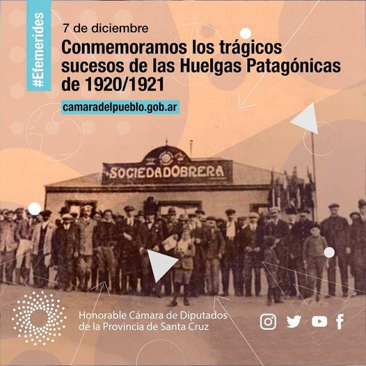 7 de diciembre de 1921 eran fusilados en Estancia Anita más de 1500 peones