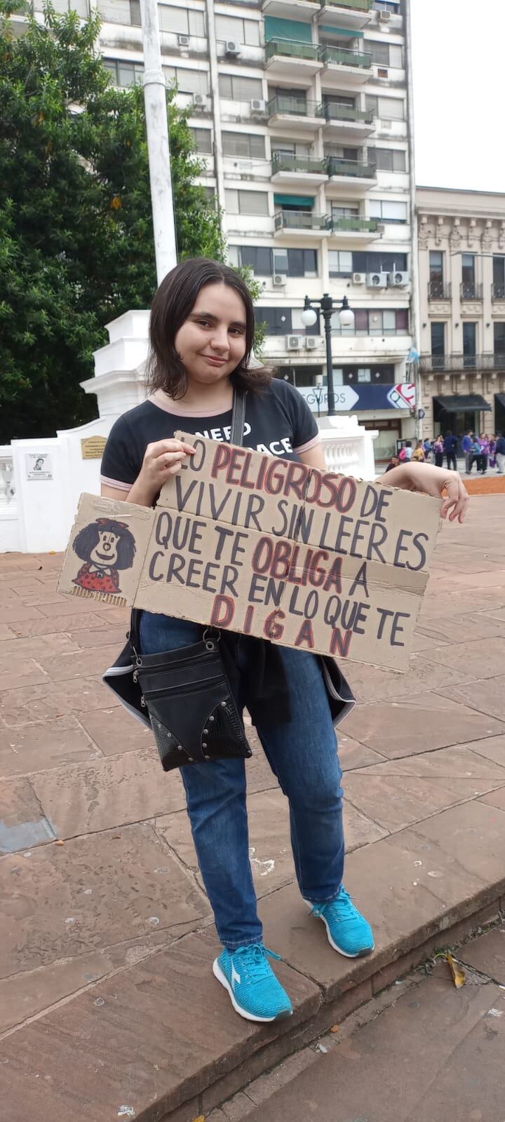 Marcha en defensa de la Universidad Pública.