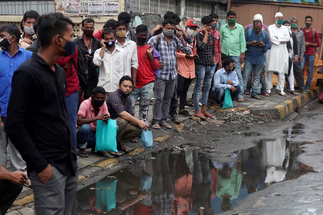 India es uno de los países más afectados por el coronavirus, con más de 32 millones de casos confirmados y mas de 437.000 muertos.
 (AP)