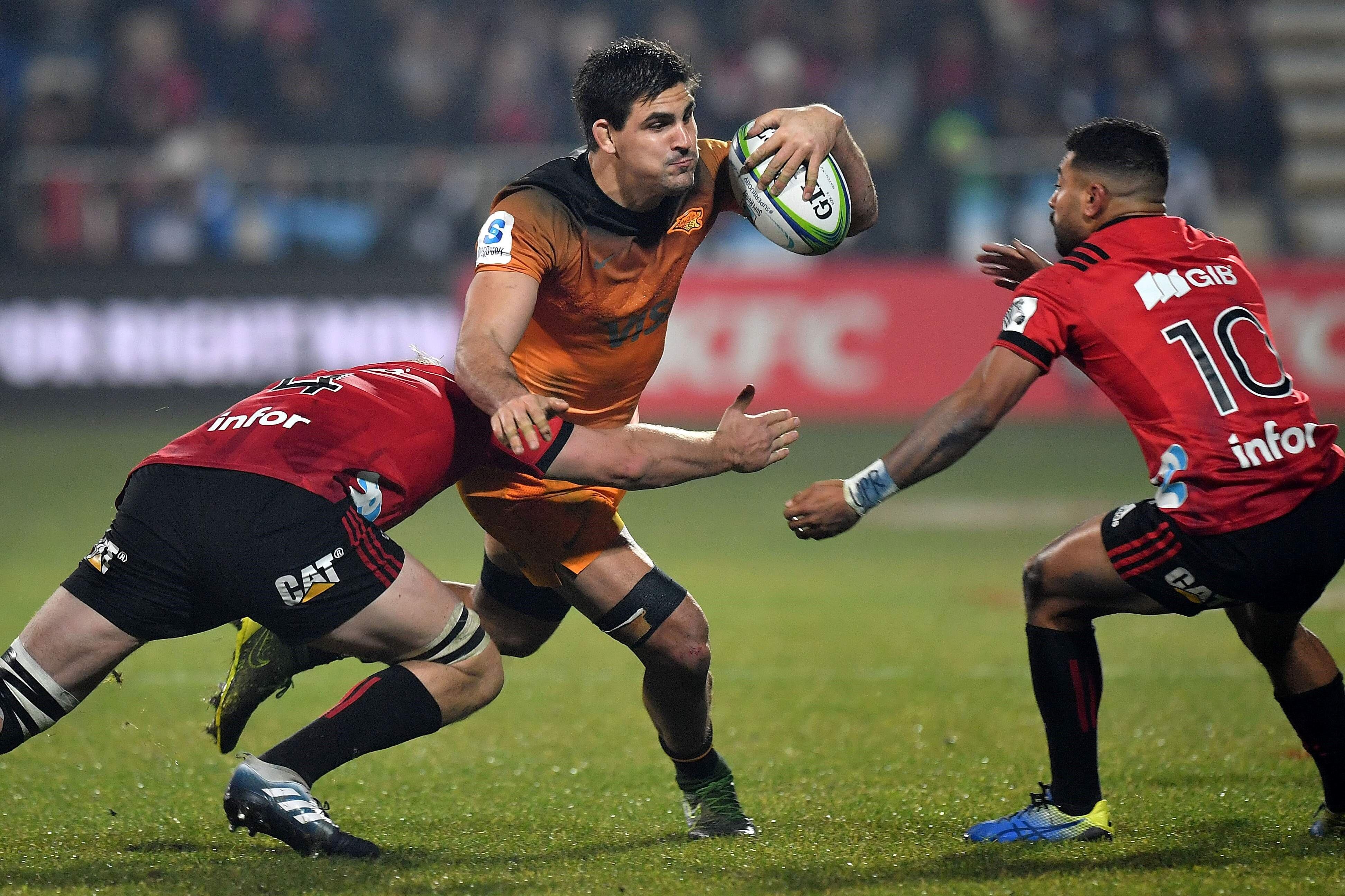 Pablo Matera jugó para Jaguares en la final del Super Rugby ante Crusaders.