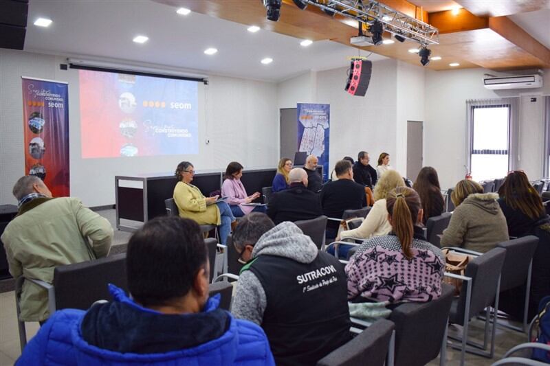 Reunión de las comisiones internas de la Cámara de Diputados en Rafaela