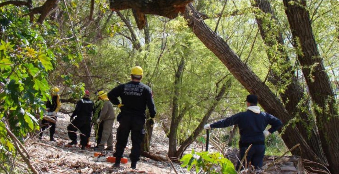 Pese al operativo no se logró dar con el agresor.