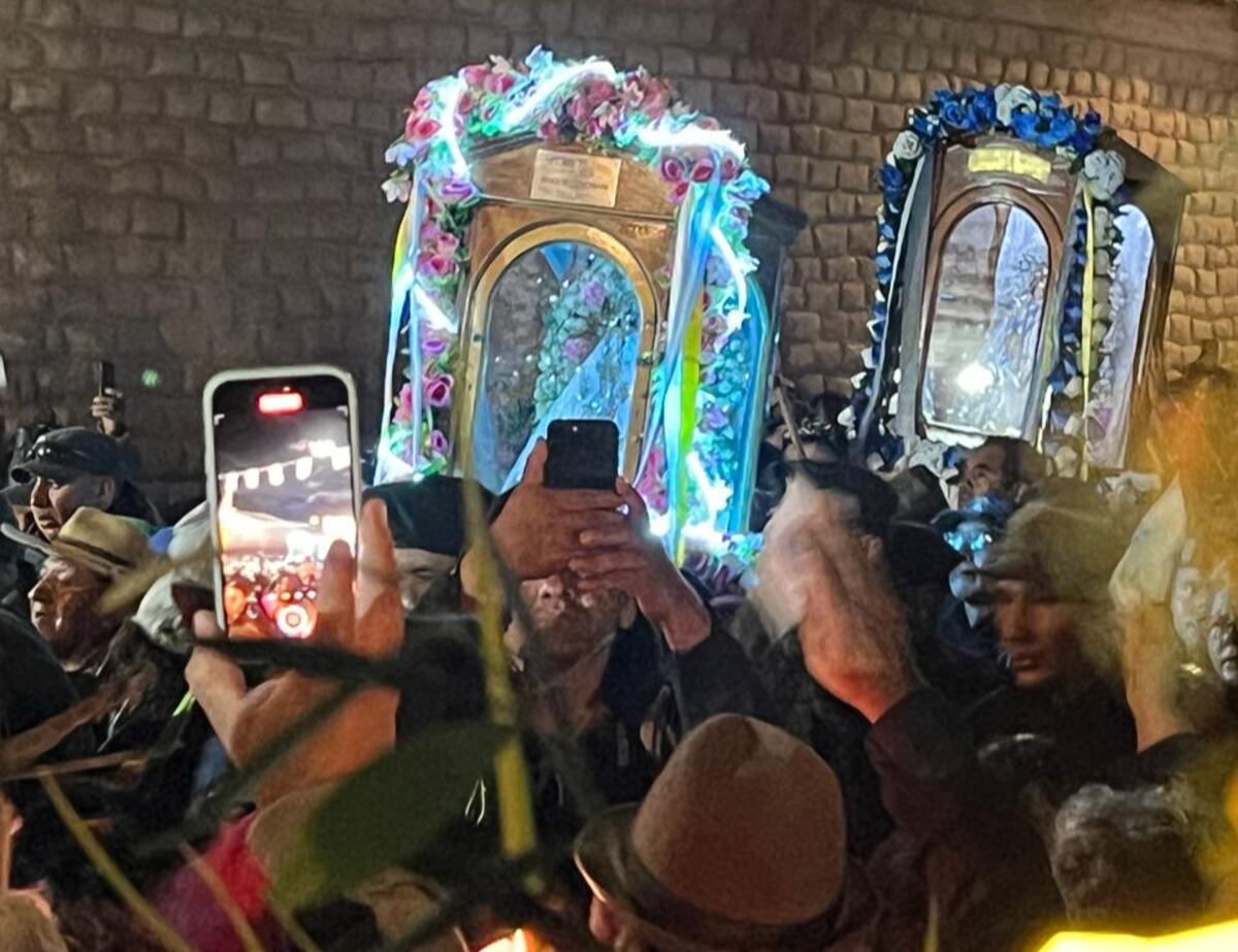 Semana Santa en Jujuy: Tumbaya fue un vórtice de fe a la llegada de la Virgen de Punta Corral