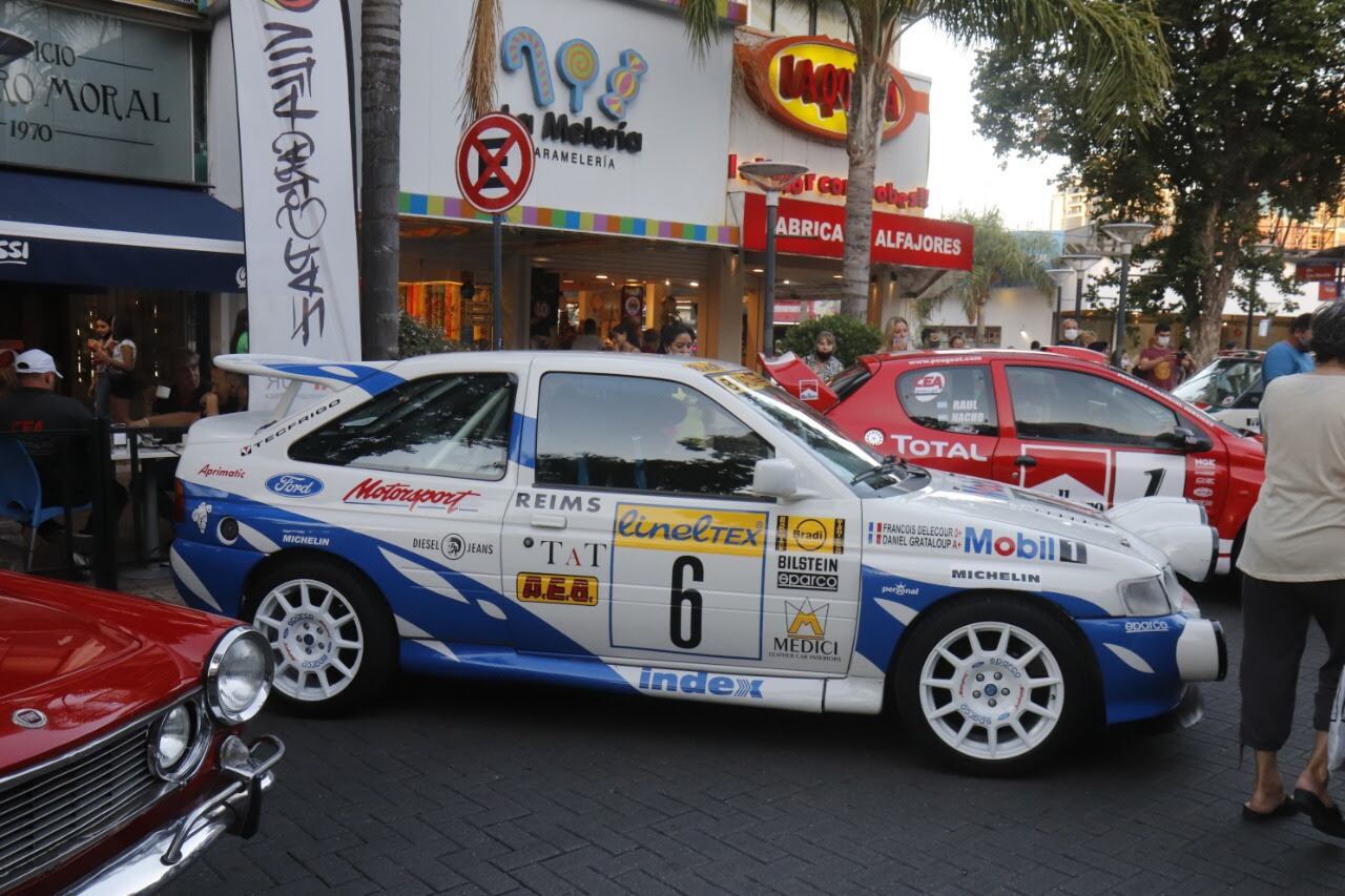 Exhibición de los vehículos en pleno centro de Villa Carlos Paz.