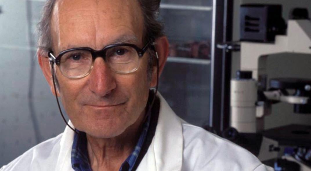 El argentino César Milstein, que ganó el Nobel de Medicina en 1984.