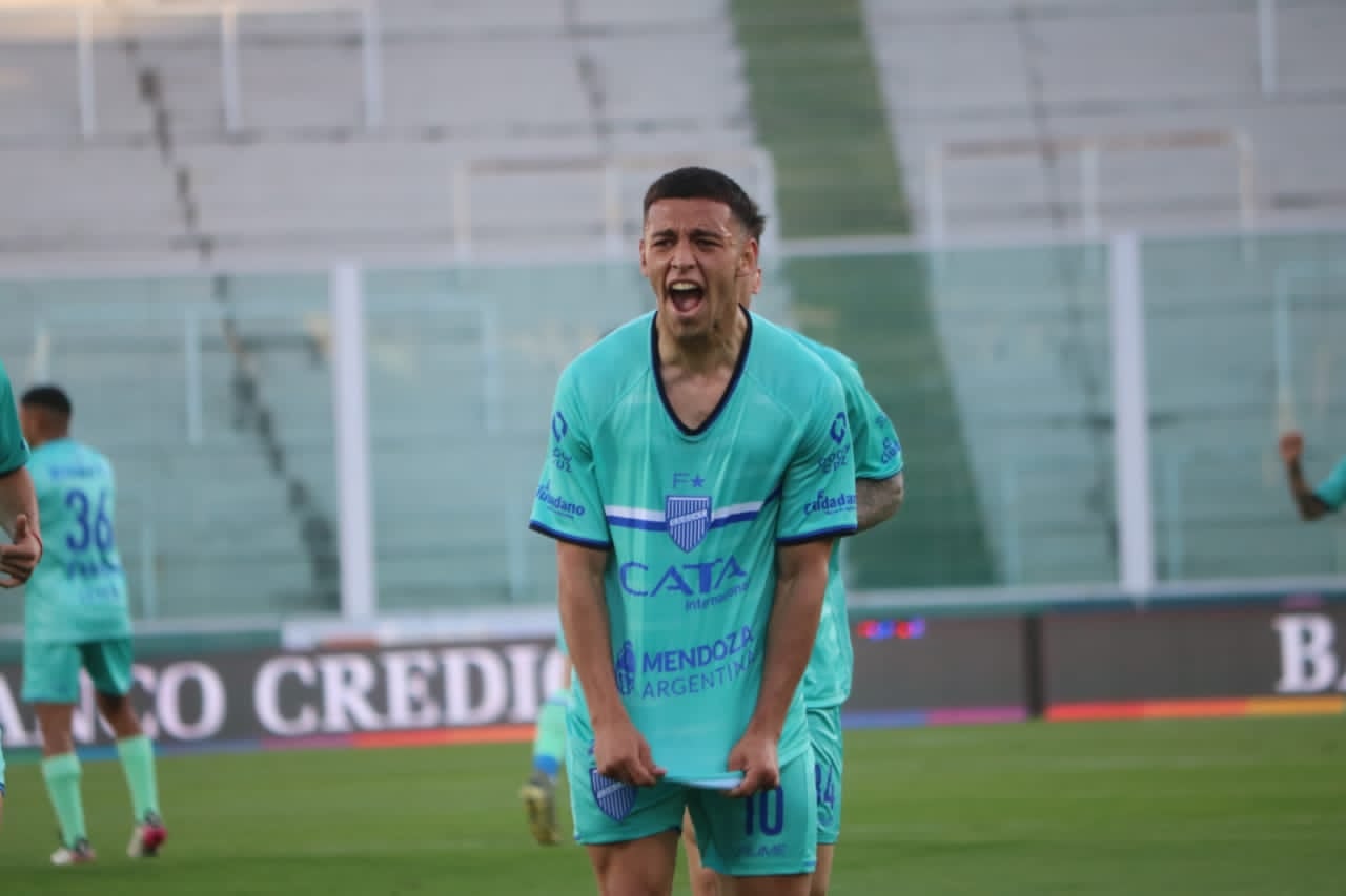 Valentín Burgoa (foto) convirtió el segundo tanto del Expreso / Prensa Club Godoy Cruz.