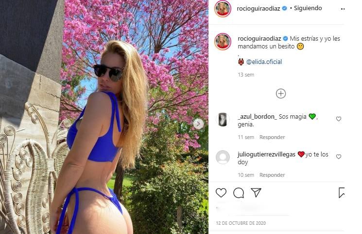 Rocío Guirao Díaz mostró sus estrías